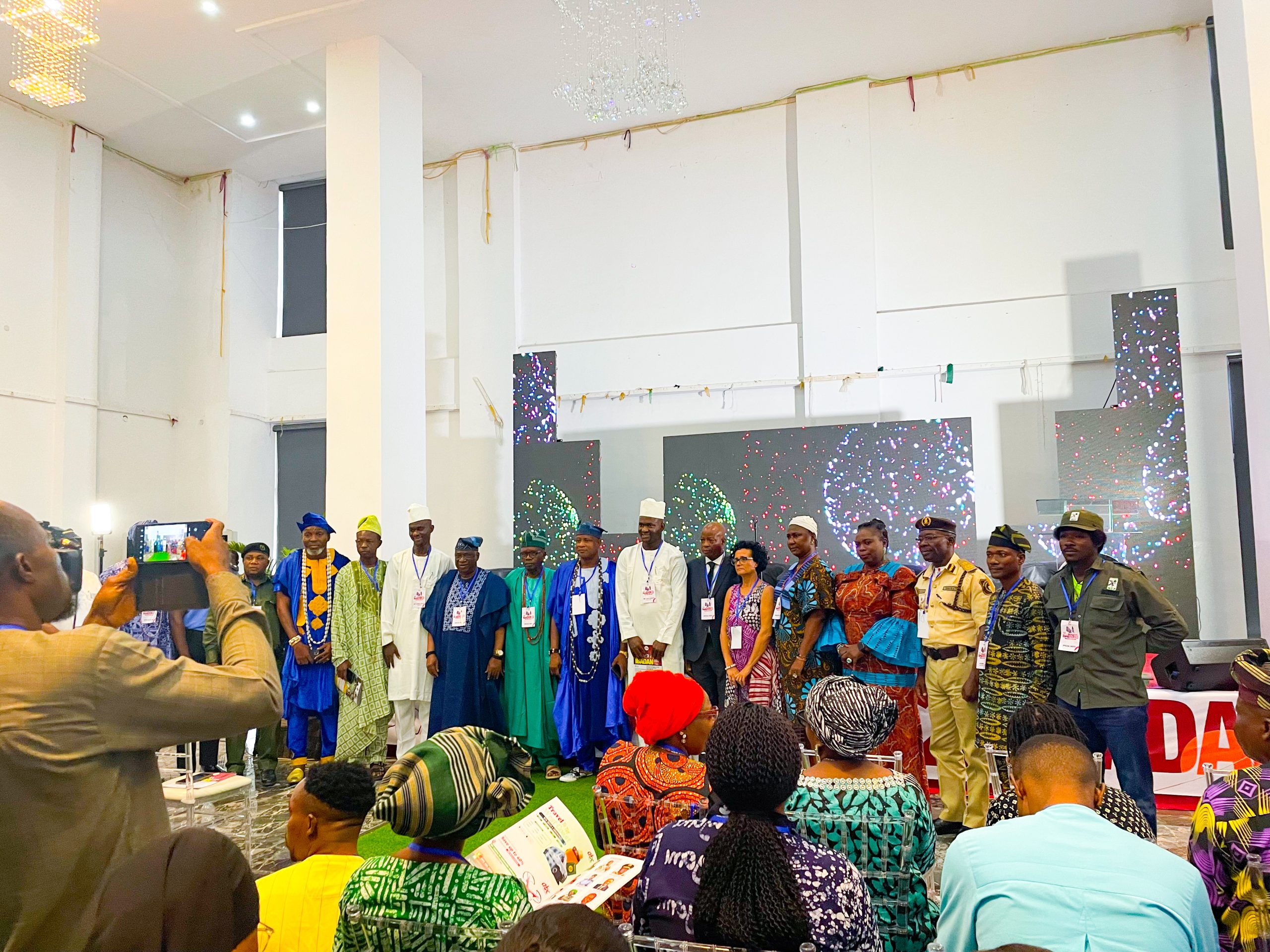 Panelists and specials guests take a picture with the conveners at Ibadan Travel & Tourism Expo 2024.