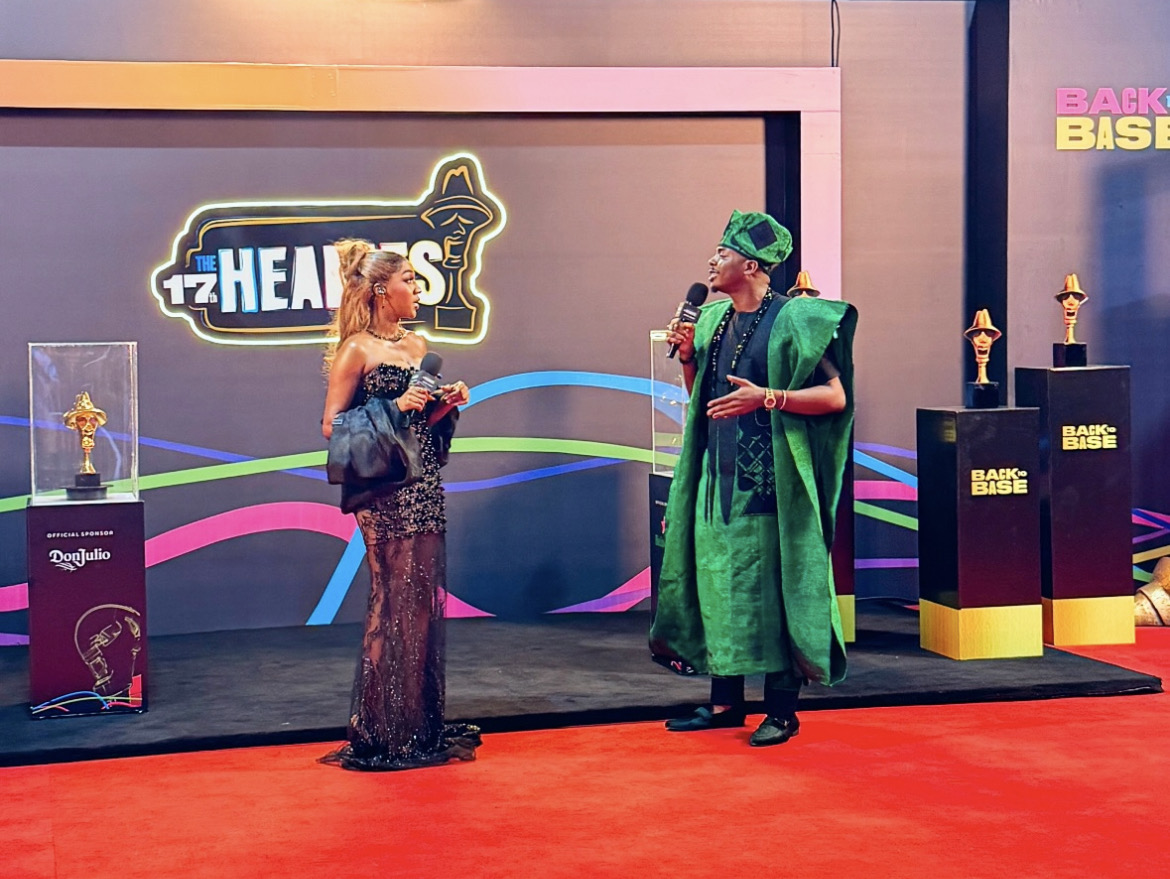 Enioluwa and Hawa Magaji red carpet hosts at The Headies Awards 2025