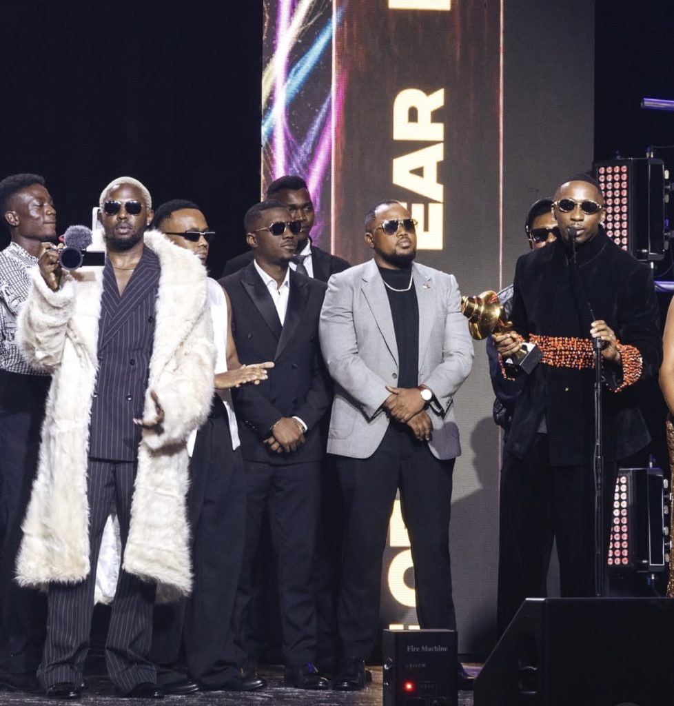 Juma Jux receives his awards at The Headies Awards 2025