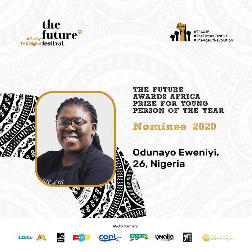 Odunayo Eweniyi The Future Awards Africa 2025