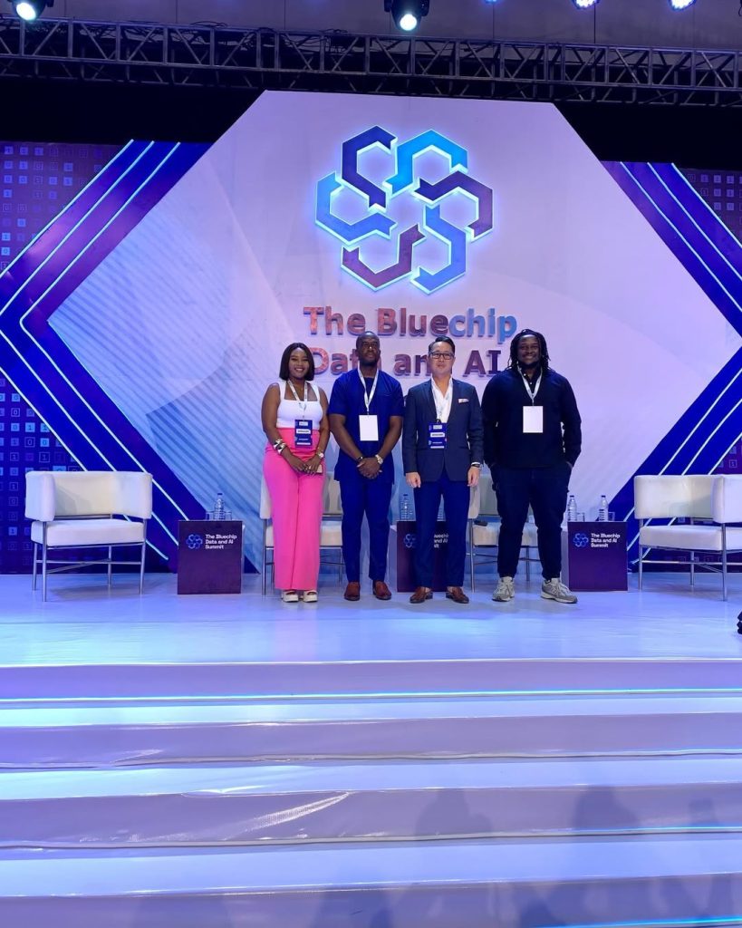 Femi Aluko at The Bluechip Data
 and AI Summit