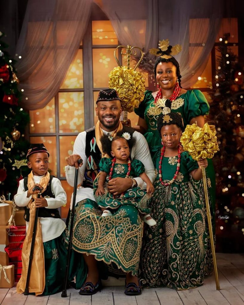 Daniel Etim Effiong, Toyosi Etim Effiong and their Kids