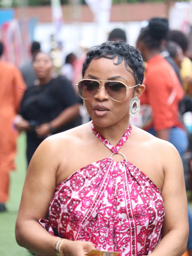Toke Makinwa at Tacha Beauty Festival aka Tacha Guinness World Record
